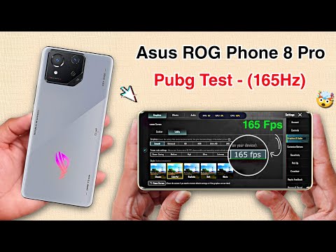 Asus ROG Phone 8 Pro Pubg Test - Graphics Test - SD 8 Gen 3 + 165Hz.!🔥