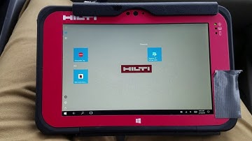 Hilti PLC 400 Tablet Startup
