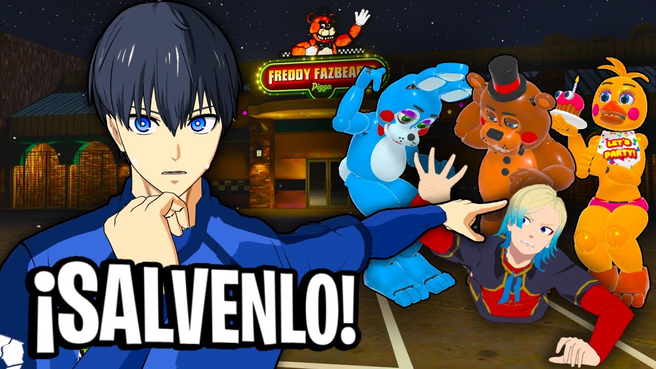 ISAGI y KAISER ESCAPAN de la PIZZERIA de FNAF | BLUE LOCK VR