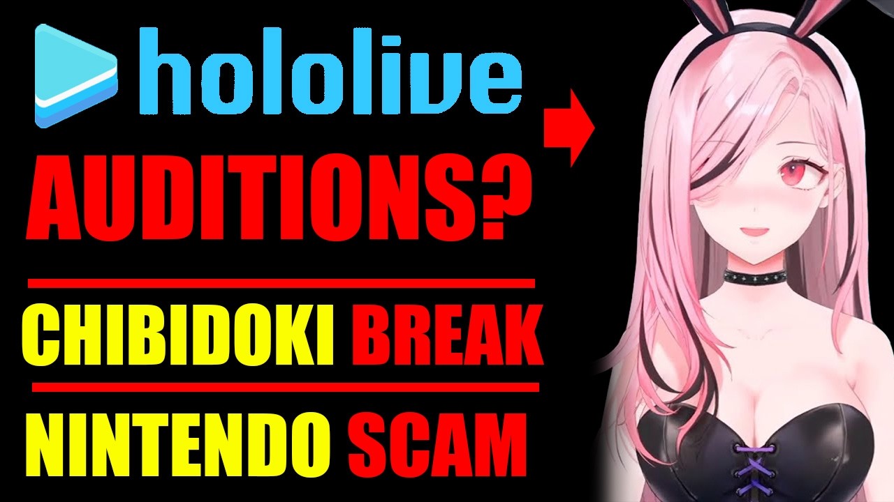 HOLOLIVE Auditions Skeptics, CANVA STEALS VTUBER ART? Nintendo Key Card SCAM, Chibidoki Health Break