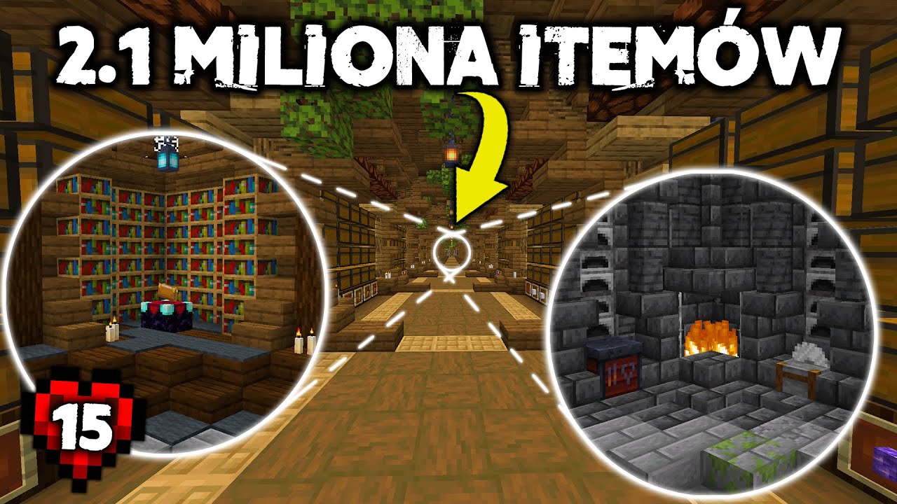 Ten magazyn mieści 2,146,176 itemów na moim świecie hardcore #15