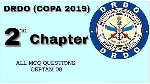 2nd Chapter  MCQ (DRDO COPA)