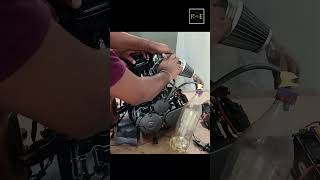 Honda NX250 engine starting up