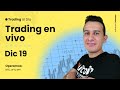 📈 Trading en Vivo | Dic 19 | ATAS | Creek - Volume Profile (BTC, WTI, SPY)