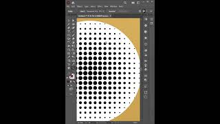 Pixelate( Color Halftone) on Illustrator 2023/Shape on Adobe Illustrator