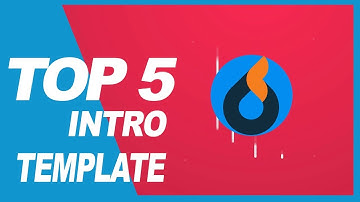 Top 5 Best Free 2D Intro Template | Sony Vegas Templates #4