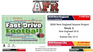 AFR 2020 New England Season Project Week 4: Featuring Fast Drive Football by Al Wilson