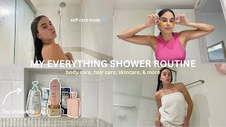 MY EVERYTHING SHOWER ROUTINE🚿🎀🫧 body care, skincare + hygiene essentials!