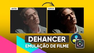 Como criar LOOK de Filme (película) - Color Grading com Dehancer no DaVinci Resolve 🎞️🎨