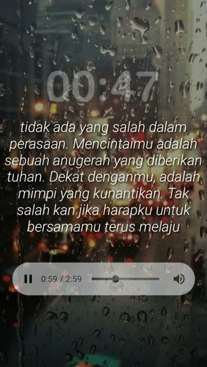 Status WhatsApp ~ Bukan Untukku (Rachmi Ayu)