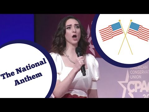 SINGING THE NATIONAL ANTHEM! || CLASSICALLY ABBY