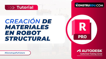 Creación de Materiales en Robot Structural | Tutorial paso a paso