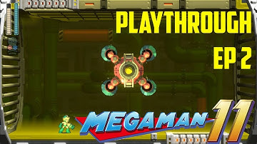 Megaman 11 Playthrough - Acid man(no commentary)