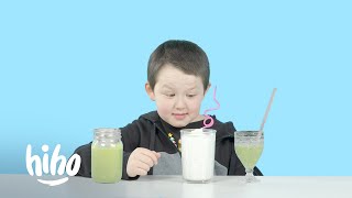 Kids Try Blended Beverages | HiHo Kids