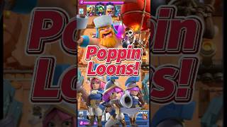Clash Royale Poppin Loons! Daily Combo Synergy Three Musketeers Counter Lumberjack Balloon