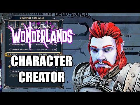 Tiny Tina's Wonderlands - Full Character Creator Showcase (All Customization)