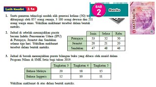 KSSM Matematik Tingkatan 5 Matriks latih kendiri 2.1a no1-no3 bab 2 matrices textbook form 5 KSSM Matematik Tingkatan 5 Matriks latih kendiri 2.1a no1-no3 bab 2 matrices textbook form 5