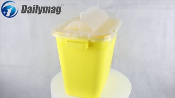 How to use Dailymag DMS-F10 10L medical sharps container