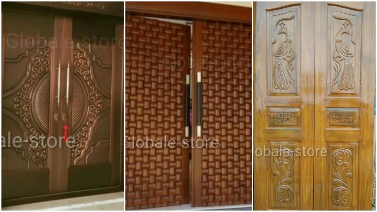 Main unique wood door | Modern Wooden Door Designs for home 2019 ...