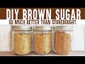 DIY BROWN SUGAR | Make Your Own Pantry Staples = better than storebought!