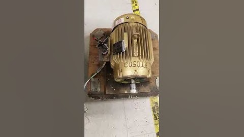 TEST RUN OF A Eaton/Cutler-Hammer Drive MN: SVX010A1-5A4N1