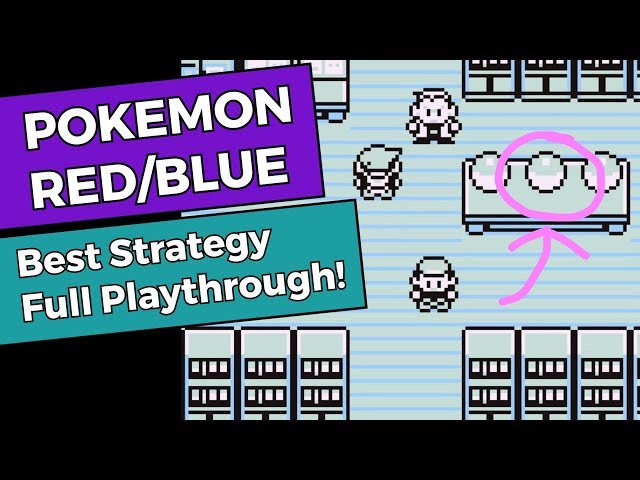 Pokemon Red/Blue: Best Strategy Playthrough 