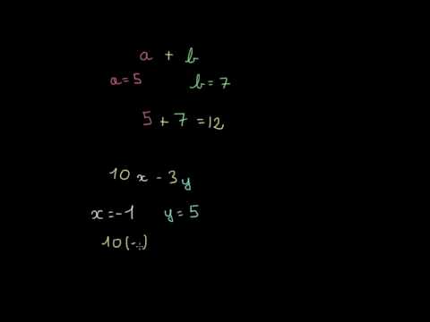 Vidéo: Qu'est-ce qu'une expression qui combine des nombres de variables et au moins une opération ?