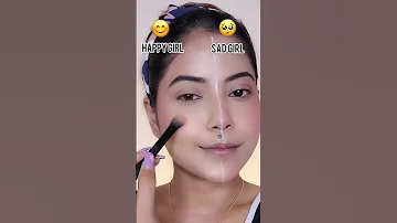 Happy Girl Vs Sad Girl Makeup Look Shorts SUGAR Cosmetics 