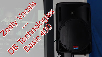 DB Technologies Basic 400 Vocal Clarity Test - We Found Love Acapella