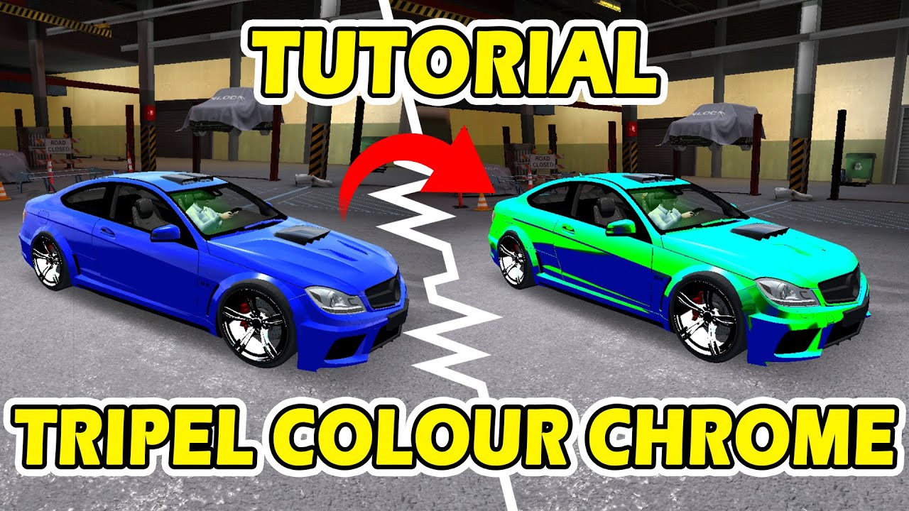 CARA MEMBUAT WARNA MOBIL TRIPEL COLOUR CHROME !! Car Parking