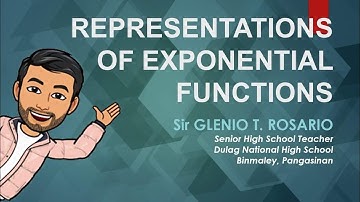 Representations of Exponential Functions | General Mathematics | Tagalog | Taglish