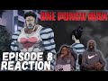 One punch man 1x8  the deep sea king reaction