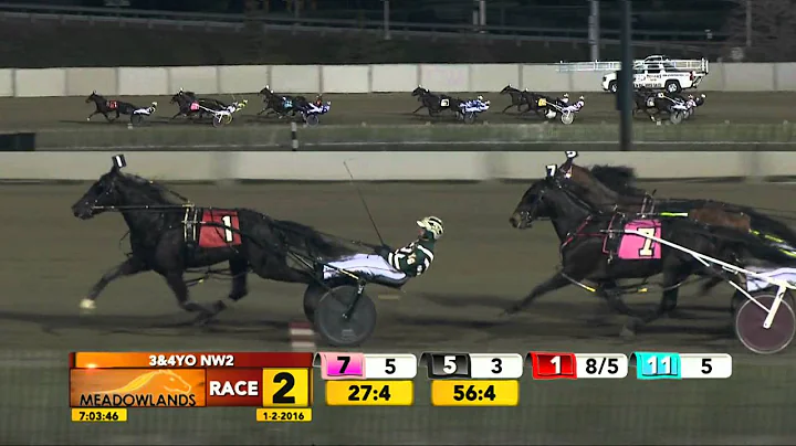 Meadowlands January 2, 2016 - Race 2 - Midnight Li...