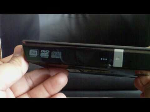 Asus SDRW-08D2S-U External Slim DVD+-RW Drive USB 2.0 Black Unboxing [HD]
