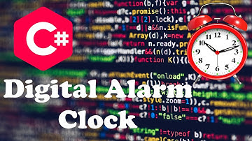 Digital Clock in C Sharp (C#) with Alarm - C# Tutorial in Hindi - C Sharp tutorial in Hindi