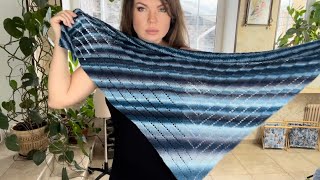 картинка: ПРОСТАЯ КЛАССНАЯ ШАЛЬ! 👌Вы удивитесь! 👏 МАСТЕР-КЛАСС 🔥 BEAUTIFUL KNITTING SHAWL