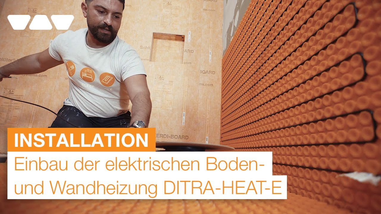 Elektro-Flächenheizung für Wand und Fußboden