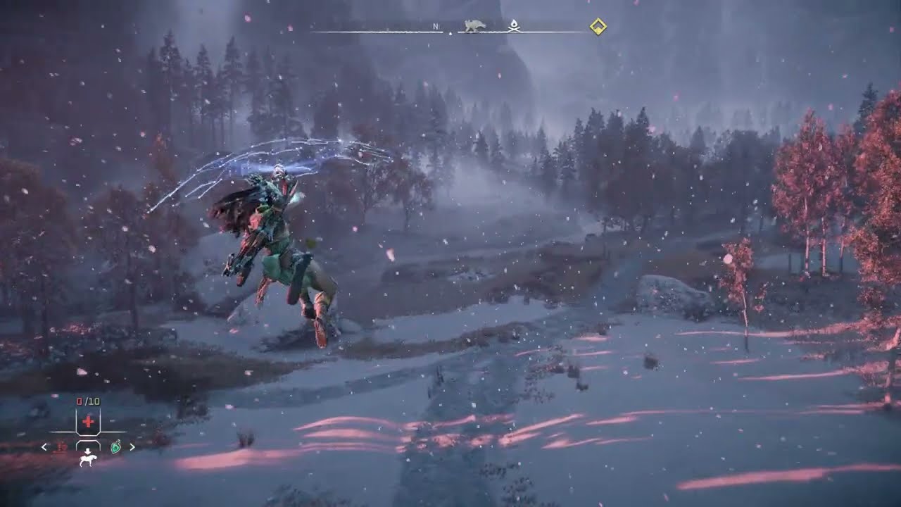 Horizon Forbidden West Get to Watchtower at Cold Rushes