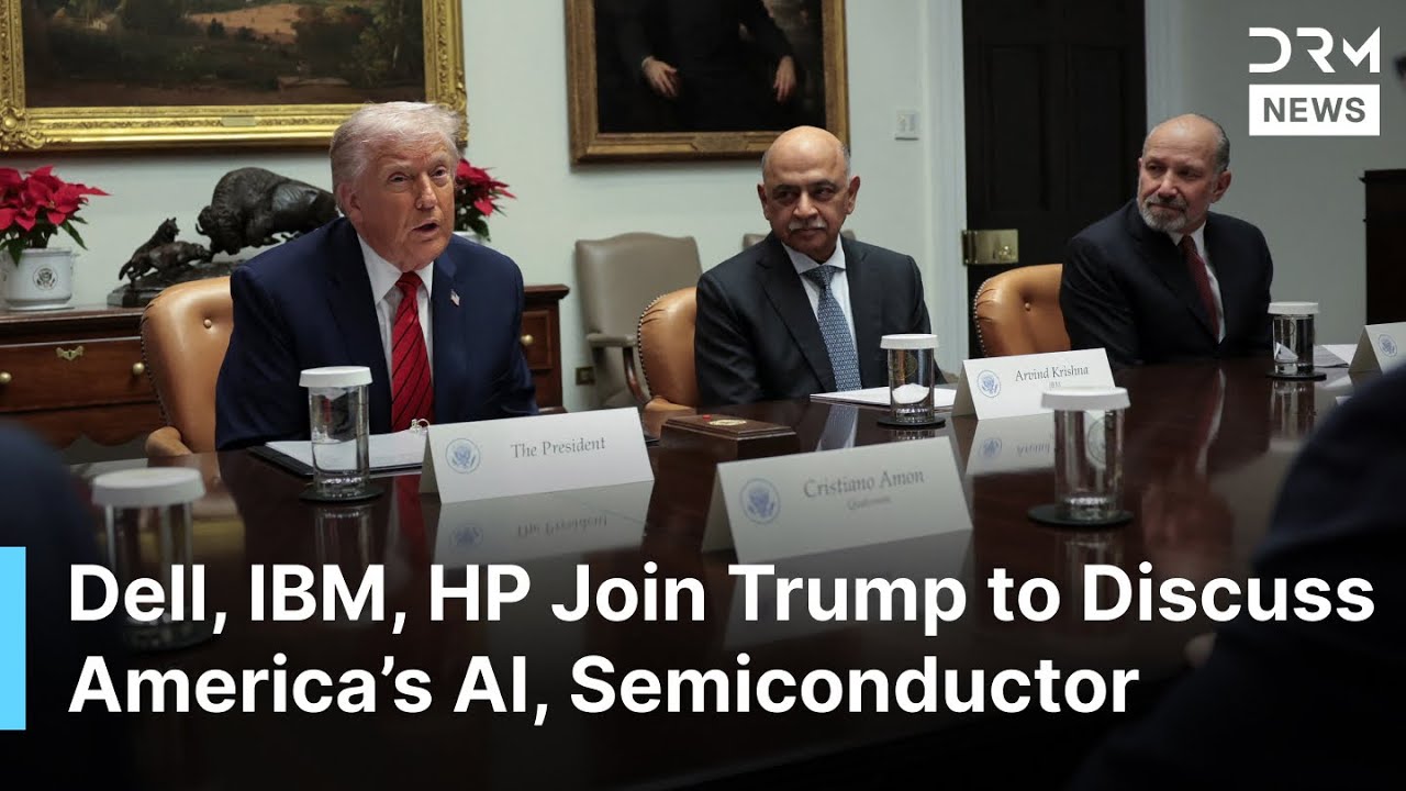 BREAKING NEWS: Trump Hosts Tech CEOs at White House, Reveals Massive U ...