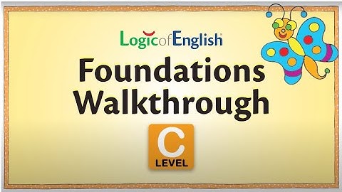 LOE Foundations C Walkthrough - #logicofenglish #foundations #scienceofreading