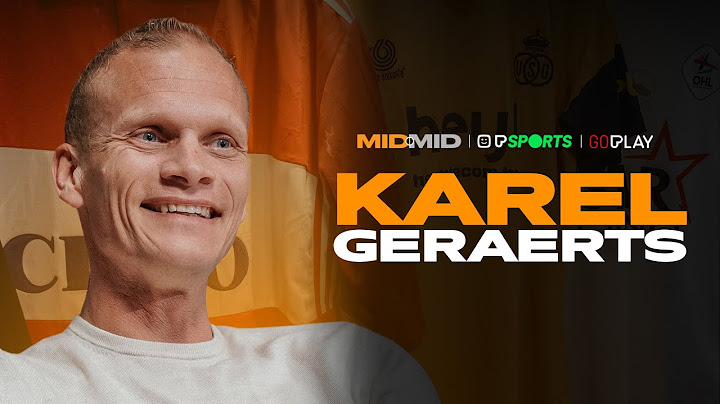 MIDMID - Karel Geraerts, nuchter bij alle voetbalgrillen