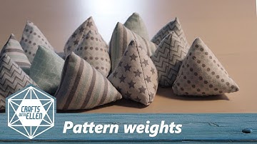 How to make pattern weights | Sewing tutorial