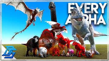 Extinction Core Mod - Every Alpha Vs. Chief Munch - Ultimate Battle - Ark Survival Evolved