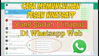How to View Deleted WhatsApp Messages on WHATSAPP WEB screenshot 4