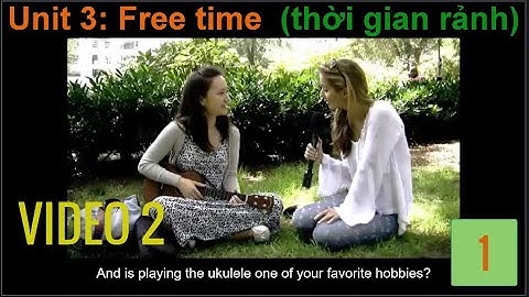 Unit 3: Free time (THỜI GIAN RẢNH) VIDEO 2 | tiếng Anh giao tiếp căn bản | TH English