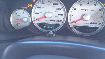 2005 Neon Srt4 How To Get The Engine Code