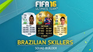 Fifa16-Brazilian Skillers Squad Builder+goals-HD