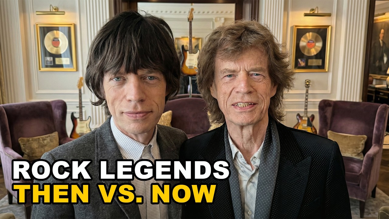 TOP 10 Legendary Rock Stars 🎸 Then vs Now