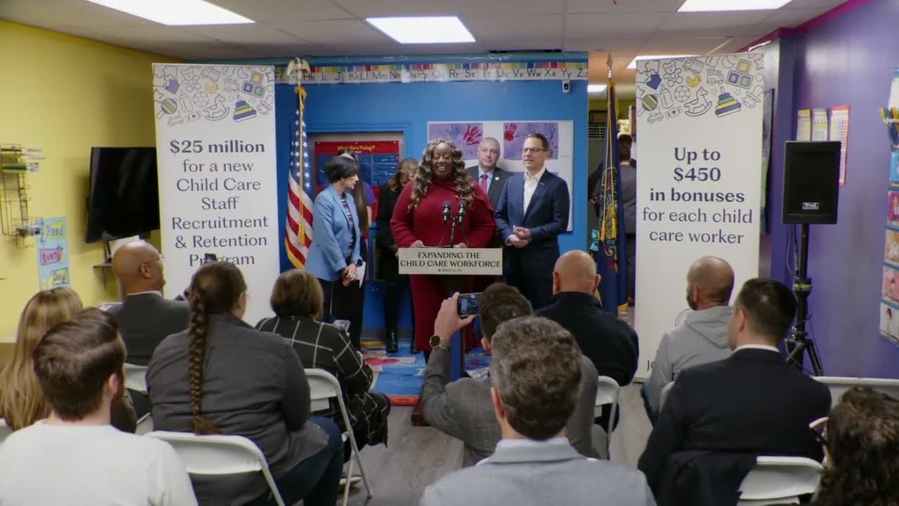 Pennsylvania budget includes recruitment and retention bonuses for child care workers