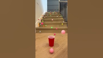 1 Cup Vs 20,000 Ping Pong Balls..